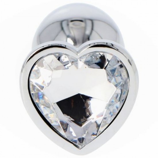 Πρωκτική Μεταλλική Σφήνα Heart Small Πρωκτική Μεταλλική Σφήνα Heart Small