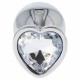 Πρωκτική Μεταλλική Σφήνα Heart Medium