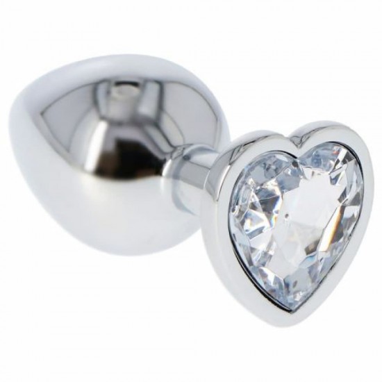 Πρωκτική Μεταλλική Σφήνα Heart Medium