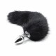 Πρωκτική Σφήνα Fox Tail Μαύρη Πρωκτική Σφήνα Fox Tail Μαύρη
