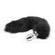 Πρωκτική Σφήνα Fox Tail Μαύρη Πρωκτική Σφήνα Fox Tail Μαύρη