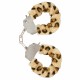 Χειροπέδες Μεταλλικές Με Γούνα Leopard